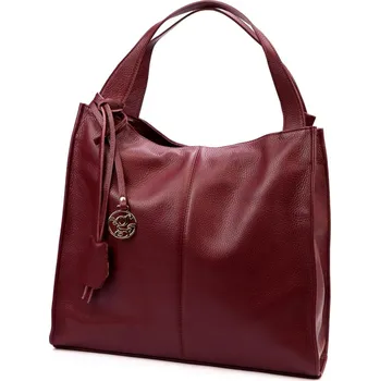 Kožená kabelka Gregorio vínová KZ2256198