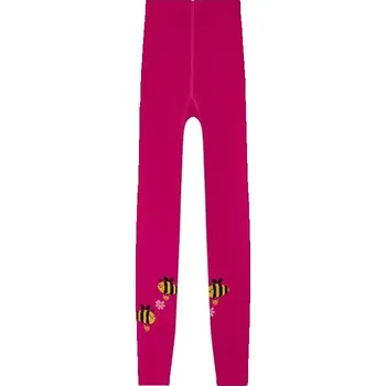 Dívčí kamaše Wolf & Wolfie P2516 růžové se včelami