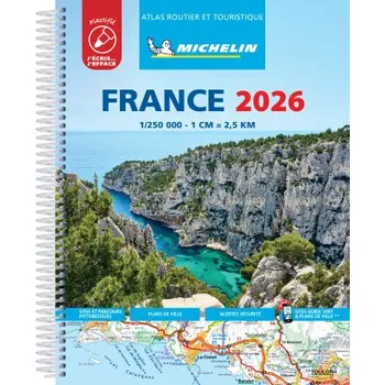 Cestování Atlas France 2026 Plastifié (Brožovaná)
