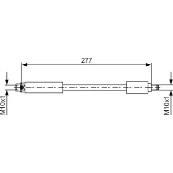 Brzdová hadice Brzdová hadice BOSCH 1 987 481 616