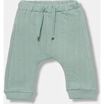 Dětská móda Kojenecké tepláky United Colors of Benetton tyrkysová barva, 3JOEAF02G 3JOEAF02G.W.seasonal 06X, vel. 68