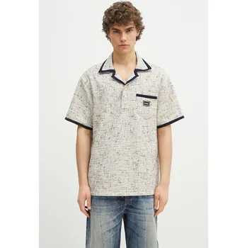 Pánské tričko Polo tričko Drôle de Monsieur Le Polo Drule Tweed G.PL153.CO177.MC béžová 01X, vel. L