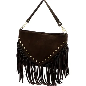 Kožená kabelka Luka hnědá KZ2258748