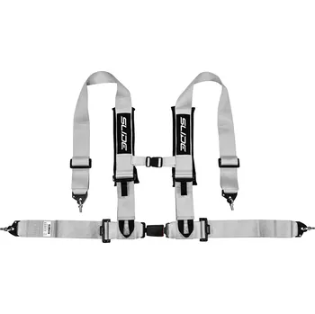 Návlek na bezpečnostní pás Bezpečnostní pásy 4-bodové Slide V2 stříbrné 3" homologace E4