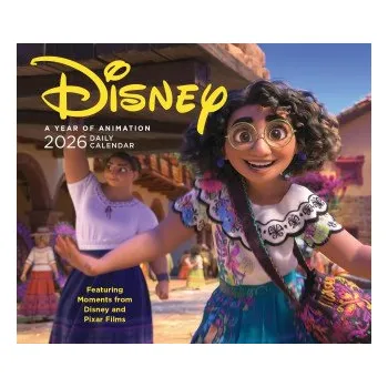 Kalendář Disney A Year of Animation 2026 Daily Calendar (Disney)(Kalendář)