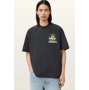 Pánské tričko Tričko AllSaints COVE pánské, černá barva, M061PC 99X, vel. XXL