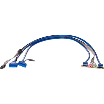 PC skříň 2xUSB 3.0 přední panel 68mm AK-CA-57