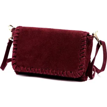 Kožená kabelka Luka vínová KZ2258676
