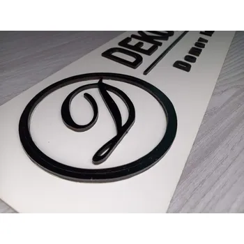 3D Firemní logo na zeď – výroba na zakázku - Rozměr loga 50x14 cm