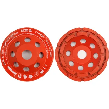 Příslušenství k brusce Yato | Kotouč brusný diamantový 125 x 22,2 mm YT-6030