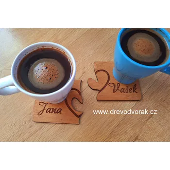 Podtácek Podtácky puzzle nejen pro zamilované