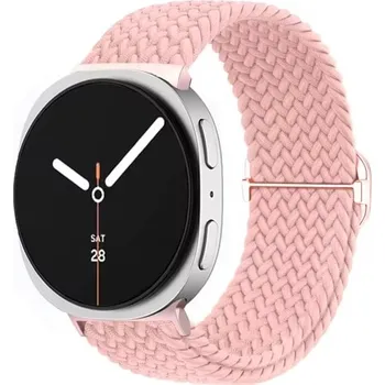 Řemínek na hodinky MůjMiBand.cz Nylonový elastický řemínek pro Samsung Galaxy Watch 8 Barava: růžová