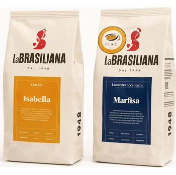 Káva La Brasiliana Gourmet Set 2x1kg
