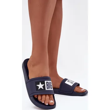 Dámské pantofle Dámské Pěnové Šlapky Big Star MM274718 Barva: Modrá, Velikost: 38