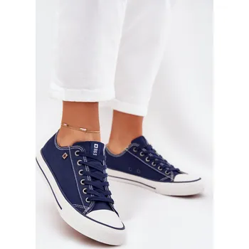 Dámské tenisky Dámské Nízké Tenisky Big Star DD274A232 Barva: Modrá, Velikost: 38