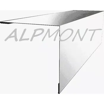 Rohová lišta s koncovým vyztužením Hliník Al přírodní dl.2m