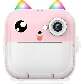 Digitální kompakt 06443937 Fotoaparát DRUKUS Pink s tiskárnou