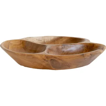 House Nordic Mísa z teakového dřeva, přírodní, Ø30x5 cm (Teak)