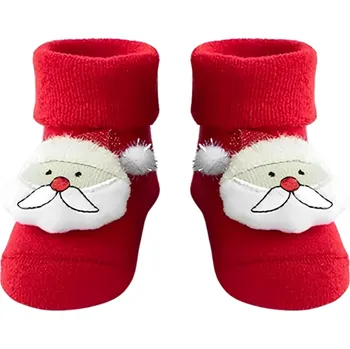 GRAVENO Vánoční dětské ponožky "Santa" (0–6 m)