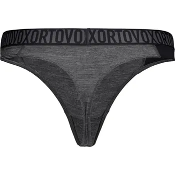 Dámské oblečení Dámská tanga Ortovox 150 Essential Thong W black raven blend M