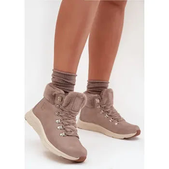 Dámské tenisky Dámské Boty S Kožešinou Big Star MM274487 Barva: Stříbrná, Velikost: 38