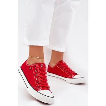 Dámské tenisky Dámské Nízké Tenisky Big Star DD274A232 Barva: Červená, Velikost: 38