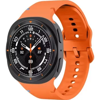 Řemínek na hodinky eses Sportovní silikonový řemínek pro Samsung Galaxy Watch 8 Barva: oranžová