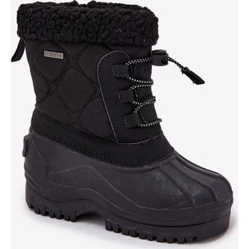 Dětská běžecká obuv Zateplené dětské sněhule na zip Big Star OO374073 Barva: Černá, Velikost: 30
