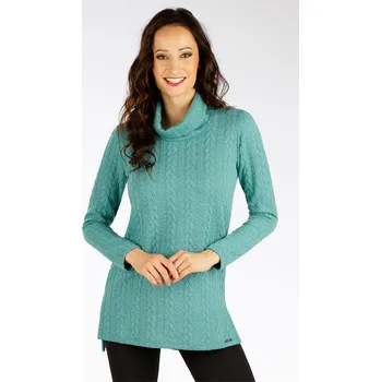 Dámský svetr Dámská teplá tunika LITEX pletený vzhled S