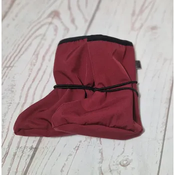 Capáčky Yháček Botičky Yháček, softshell s beránkem, Bordó Velikost:: M
