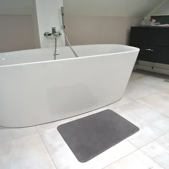 Protiskluzová podložka Identites Secure Plus předložka do koupelny 60 x 40 cm bílá