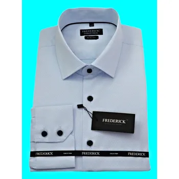 Pánská košile Pánská košile s dlouhým rukávem - střih SLIM - vzor F177B - 44