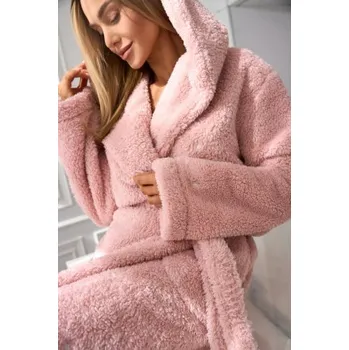 Dámské noční prádlo Dámský župan LaL 2559 Liv Růžová M