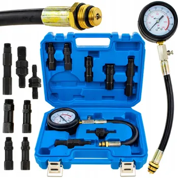 Autoelektronika Kompresiometr, tester komprese benzín, rozšířená sada Falcon