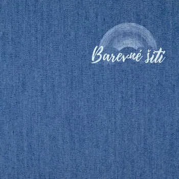 Chambray pružný Modrá (E) (Lehká letní riflovina)