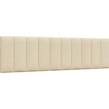 vidaXL Polštář na čelo postele Hanko krémový 180 cm textil
