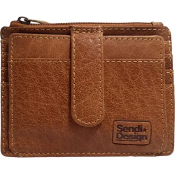 Peněženka Sendi Design Pánská kožená peněženka B-2731CC koňak