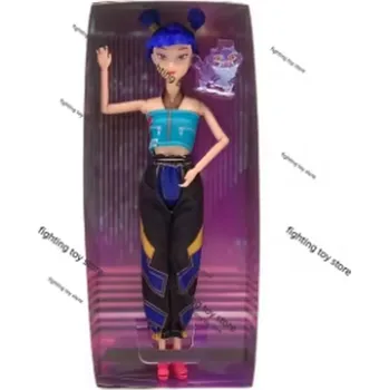 Panenka KPop Demon Hunters (Lovkyně démonů) KPop Demon Hunters - panenky (cca 27 cm) Varianta: 1 ks (modré vlasy)