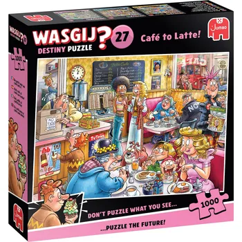 Dětské zboží Puzzle Jumbo V kavárně!, 1000 dílků + k objednávce puzzle zdarma