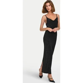 Dámské šaty ONLY Večerní šaty Clara 15333665 Černá Slim Fit XL