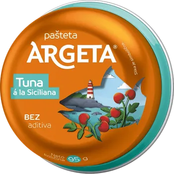 konzervovaná ryba Argeta tuňák Siciliana paštika 95 g