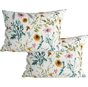 Povlak na dekorativní polštářek Textilomanie Meadow Charm povlak na polštářek 2x 50 x 70 cm barevný