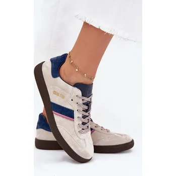 Dámská obuv Dámské Nízké Sněhule Z Semiše Big Star SS274678 HI-POLY SYSTEM Mátové Barva: Stříbrná, Velikost: 36