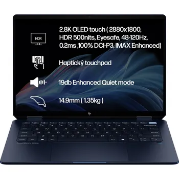 Notebook HP OmniBook Ultra Flip 14-fh0433nc Athmospheric Blue B9NY6EA#BCM