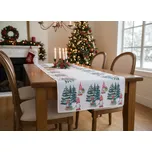 Vánoční ubrus - běhoun na stůl CHRISTMAS ELF 40x180 cm Mybesthome