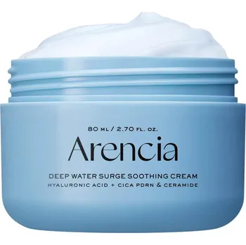 Pleťový krém Arencia – Deep Water Surge Soothing Cream – Zklidňující krém s PDRN a peptidy – 80 ml