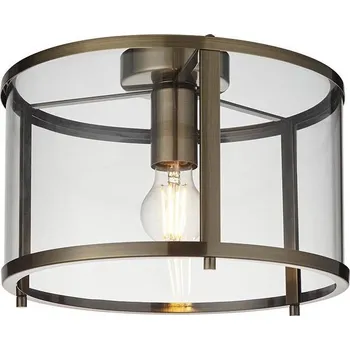 Endon 103112 - Stropní svítidlo HOPTON 1xE27/10W/230V matný chrom