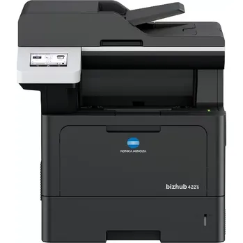 Tiskárna Konica Minolta Bizhub 4221i (Konica Minolta bizhub 4221i je všestranná černobílá A4 multifunce s rychlostí až 40 stran/min.)
