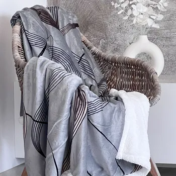 Povlečení Oboustranná deka s beránkem - Gold Ribbon