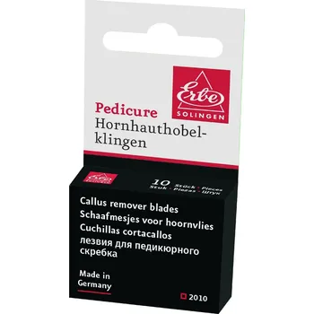 ERBE SOLINGEN žiletky k seřezávači kůže č.2010 Žiletky na pedikúru